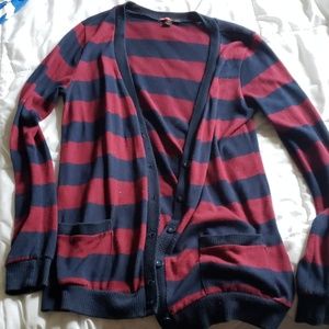 Striped cardigan